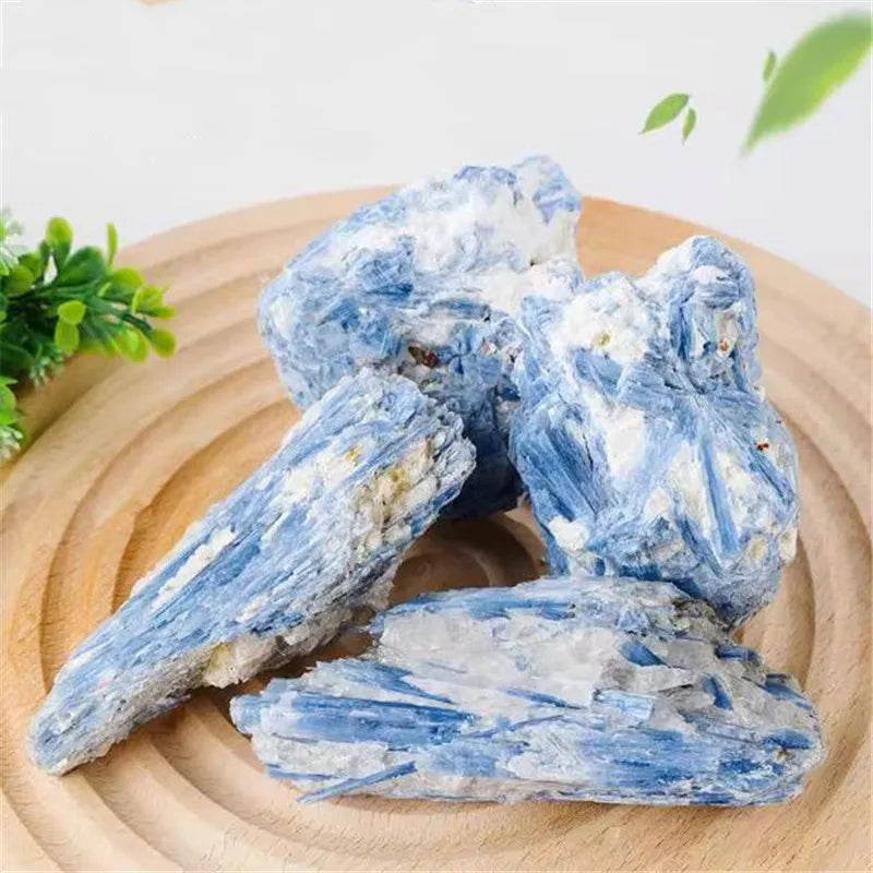 100% Natural Blue Kyanite Mineral Specimen - Raw Healing Stones for Feng Shui Decoration