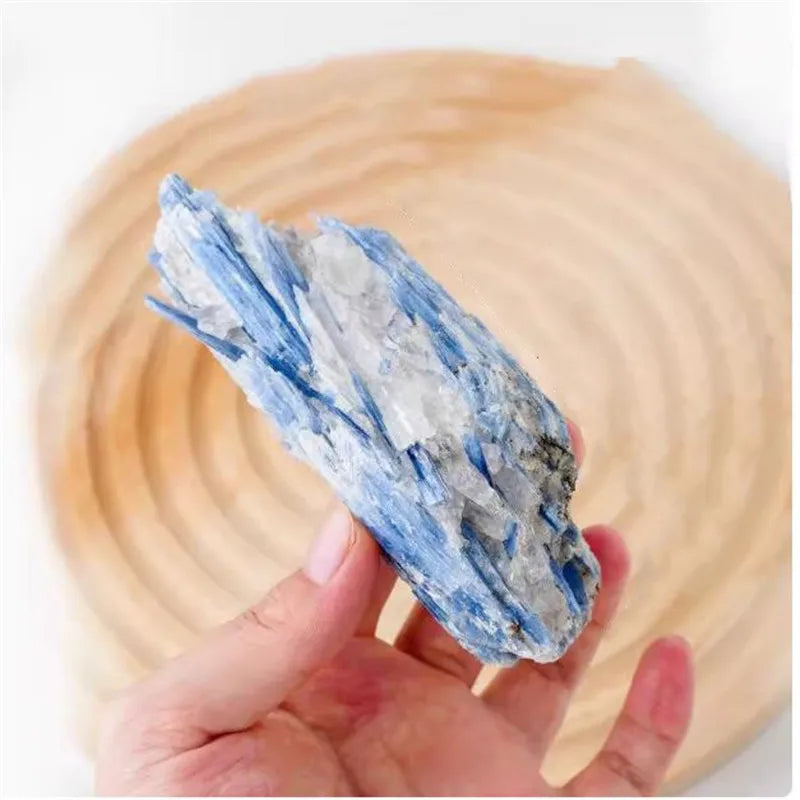 100% Natural Blue Kyanite Mineral Specimen - Raw Healing Stones for Feng Shui Decoration