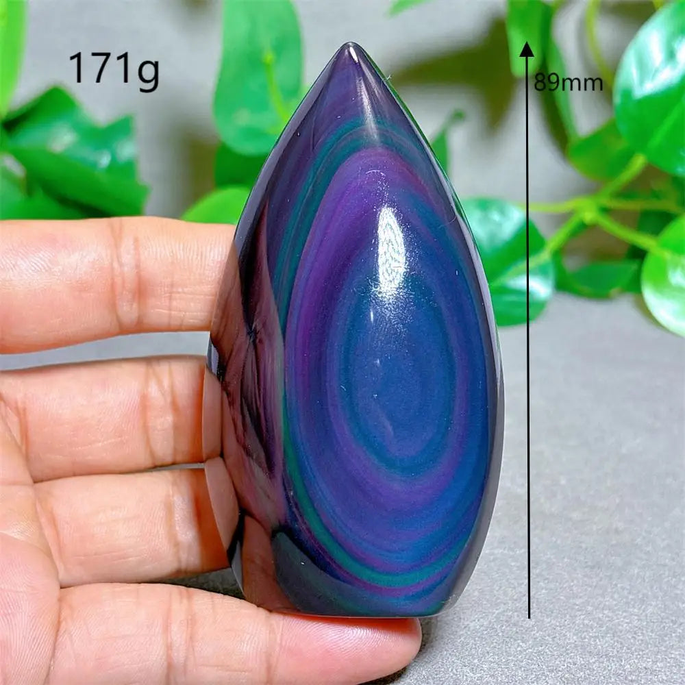 Rainbow Obsidian Free Form Crystal Natural Quartz  Stone Home Decoration Minerals Reiki Craft Gifts Energy Healing Spiritual