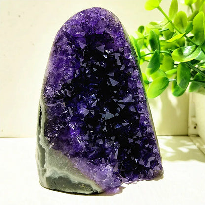 Natural Stones Uruguay Amethyst Quartz Crystal Cluster Meditation Witchcraft Energy FengShui Crystal Room Decoration