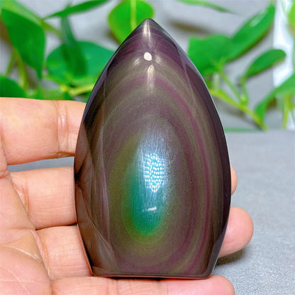 Rainbow Obsidian Free Form Crystal Natural Quartz  Stone Home Decoration Minerals Reiki Craft Gifts Energy Healing Spiritual