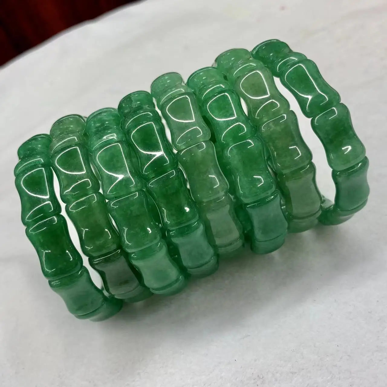 Pulseira de contas de pedra de jade aventurina verde, joia com pedras preciosas naturais para homens e mulheres, para presente, atacado!