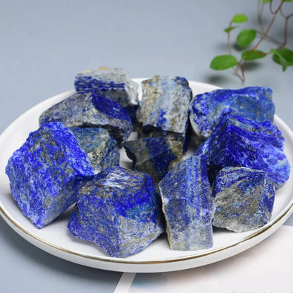 200g Natural Lapis Lazuli &amp; Quartz Crystal Ore – Healing Gemstone Collection for Meditation