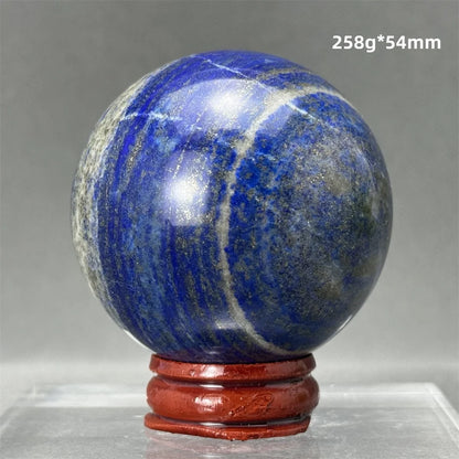 Bola de Lápis-Lazúli Natural Artesanato Polido Aura Cura Energia Meditação Adivinhação Altar Bola de Pedra Mineral Ornamentos para Casa Presente