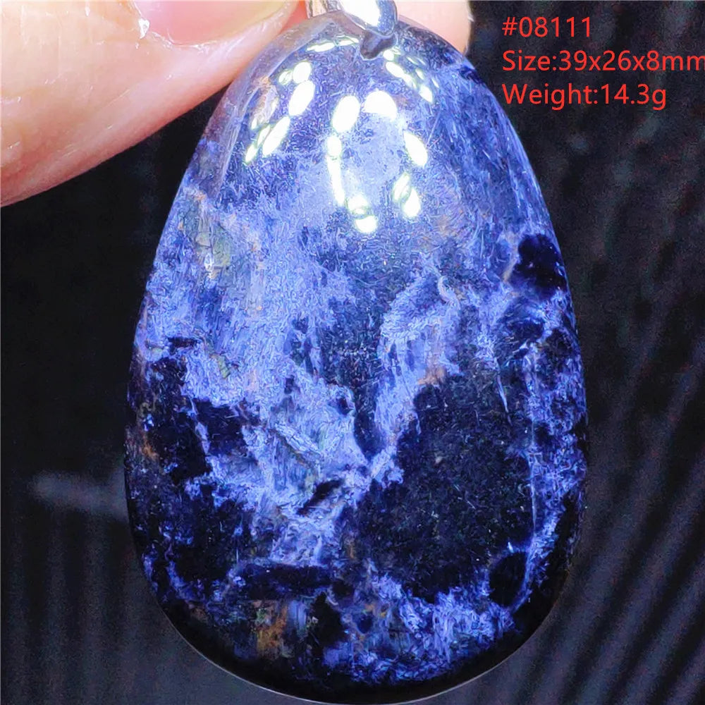 Natural Blue Pietersite Chatoyant Bead Pendant Jewelry Necklace Women Men Namibia Yellow Pietersite Cat Eye Fashion AAAAAA