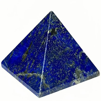 1PC Natural Lapis Lazuli Pyramid Crystal stones Chafen Quartz Wand Healing Home Decoration Accessories