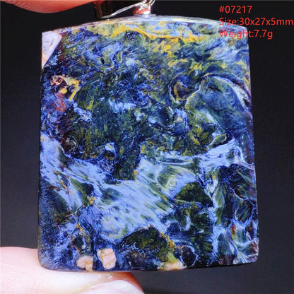 Natural Blue Pietersite Chatoyant Bead Pendant Jewelry Necklace Women Men Namibia Yellow Pietersite Cat Eye Fashion AAAAAA