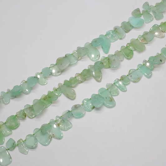 Gains High Quality Chrysoprase Strand In Special Shaped For Necklace Jewlery Fitting Accessories Free Shipping