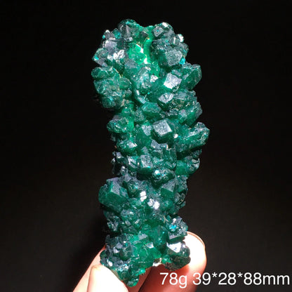 Natural Congo Green Dioptase Mineral Specimen Crystals Quartz Healing Stone Teaching Collection Home Decor