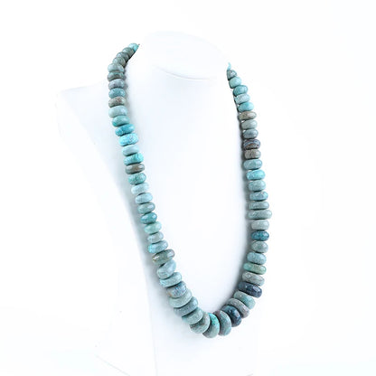 Natural Chrysocolla Gemstone Necklaces, Gemstone Necklaces, beads20.5inch165g20x19x8/9x8x6mm