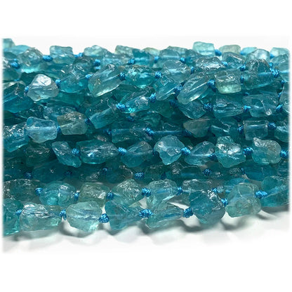 Veemake Natural Clear Green Blue Apatite Fluorapatite Nugget Forma Livre Solto Mineral Bruto Bruto Jóias Foscas Contas 08241