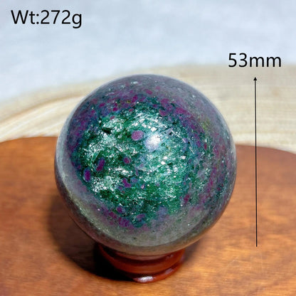 Esfera de fluorescencia UV con rubí, cianita, malaquita y cristales naturales curativos, piedras preciosas, energía mineral, decoraciones para el hogar, regalo