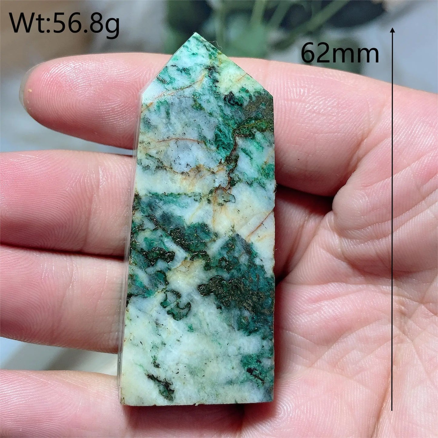 Natural Crystal Dioptase Tower Pyrite Healing Wholesale Gemstone Energy Polished Obelisk Precious Gift