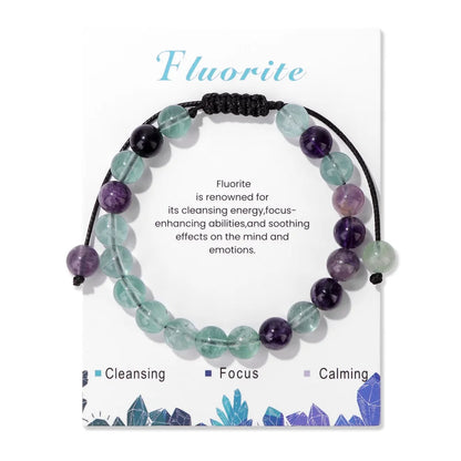 Fashion Energy Stone Hematite Beads Bracelet Men Natural Healing Quartz Bracelets No-Magnetic Health Protection Women Jewelry