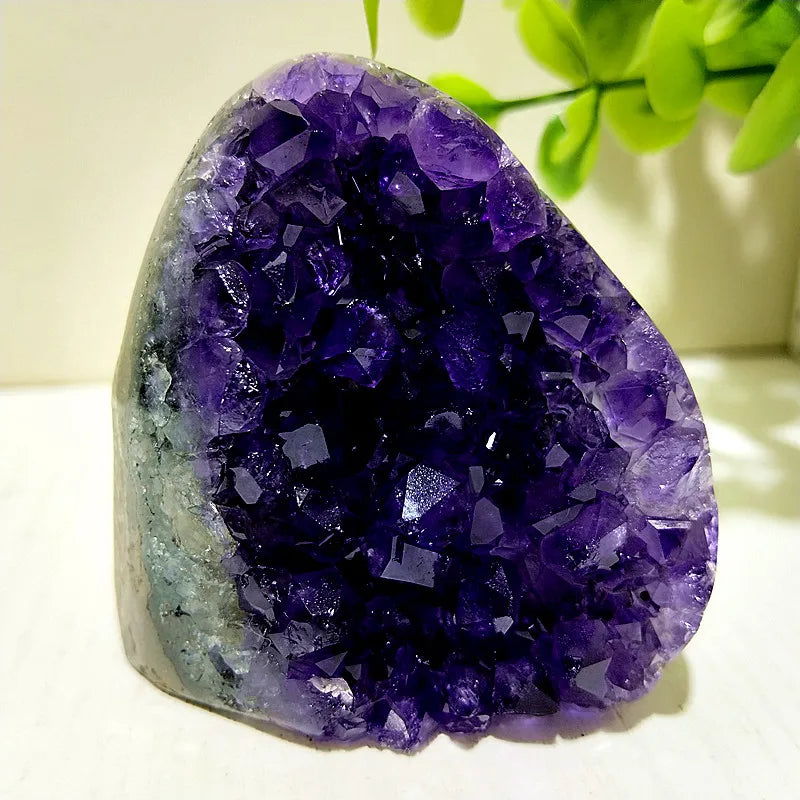 Natural Stones Uruguay Amethyst Quartz Crystal Cluster Meditation Witchcraft Energy FengShui Crystal Room Decoration