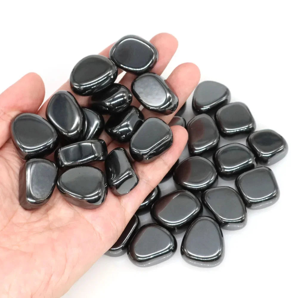 Natural Hematite Irregular Tumbled Stones Healing Crystals Reiki Quartz Mineral Gemstone Home Decor Specimen Aquarium Decoration