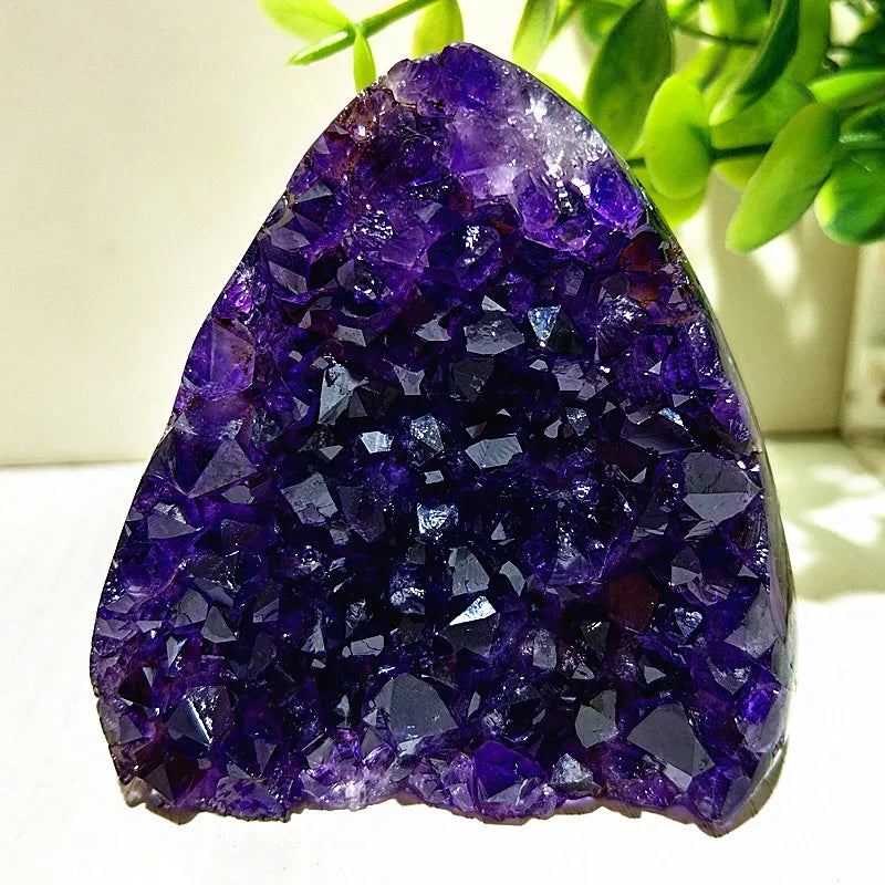 Natural Stones Uruguay Amethyst Quartz Crystal Cluster Meditation Witchcraft Energy FengShui Crystal Room Decoration