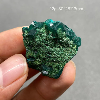 100% Natural Congo green Dioptase Mineral specimen stones and crystals quartz collection